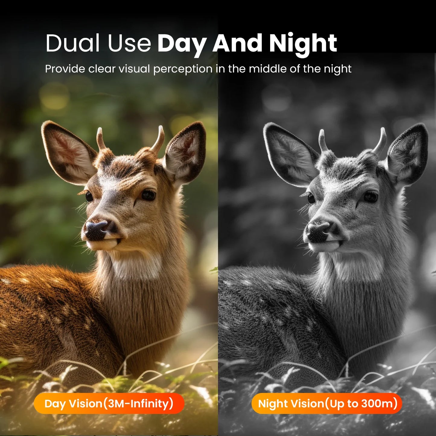 Night Vision Binoculars 4K 8X Digital Zoom for Helmet Night Vision Goggles for Outdoor Hunting Night Vision Binoculars