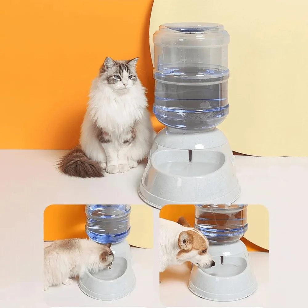 3 Gallon Gravity Dog Water Dispenser, 11L Automatic Pet Waterer for Dogs & Cats, Large Capacity Water Feeder