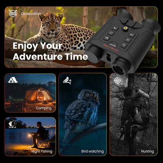 Night Vision Binoculars 4K 8X Digital Zoom for Helmet Night Vision Goggles for Outdoor Hunting Night Vision Binoculars