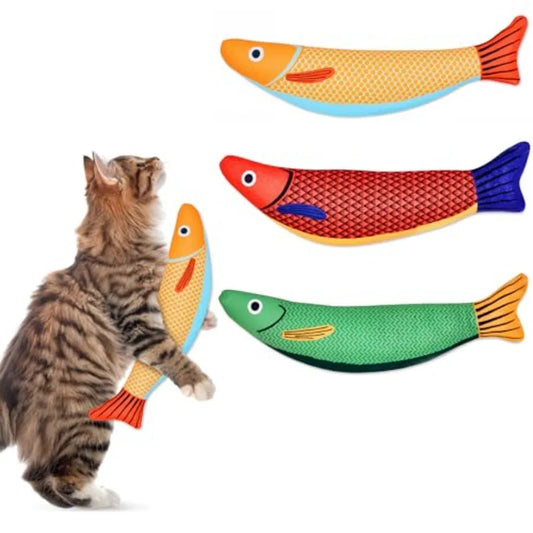Cat Toys Catnip Toys for Cats Soft and Durable with Rattle Sound Interactive Kitten Toys for Indoor Cats Cat Chew Toy for All Breeds