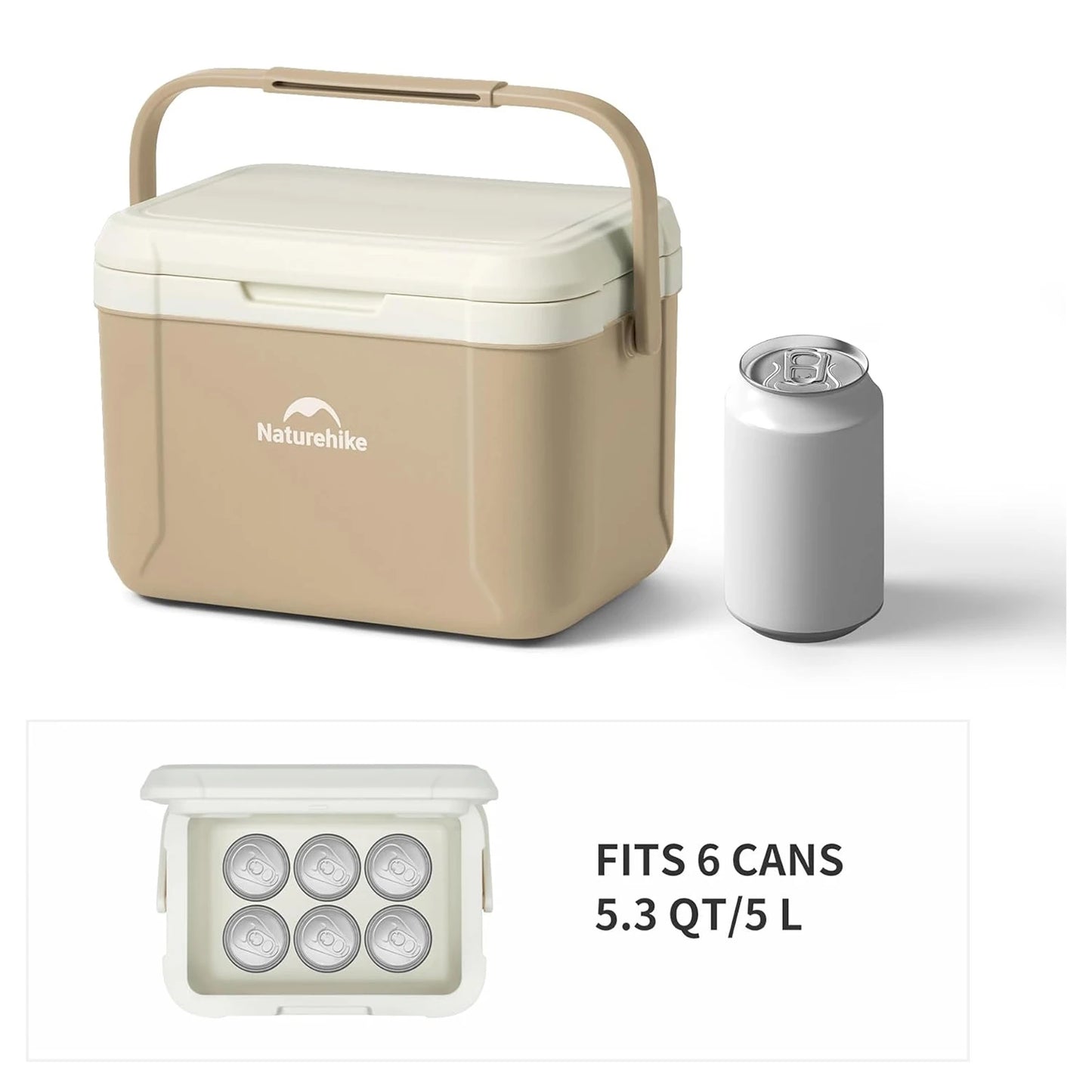 5L Cooler Box Portable Camping Refrigerator Incubator Car Ice Bucket Heat Preservation BBQ Equipment Storage Box