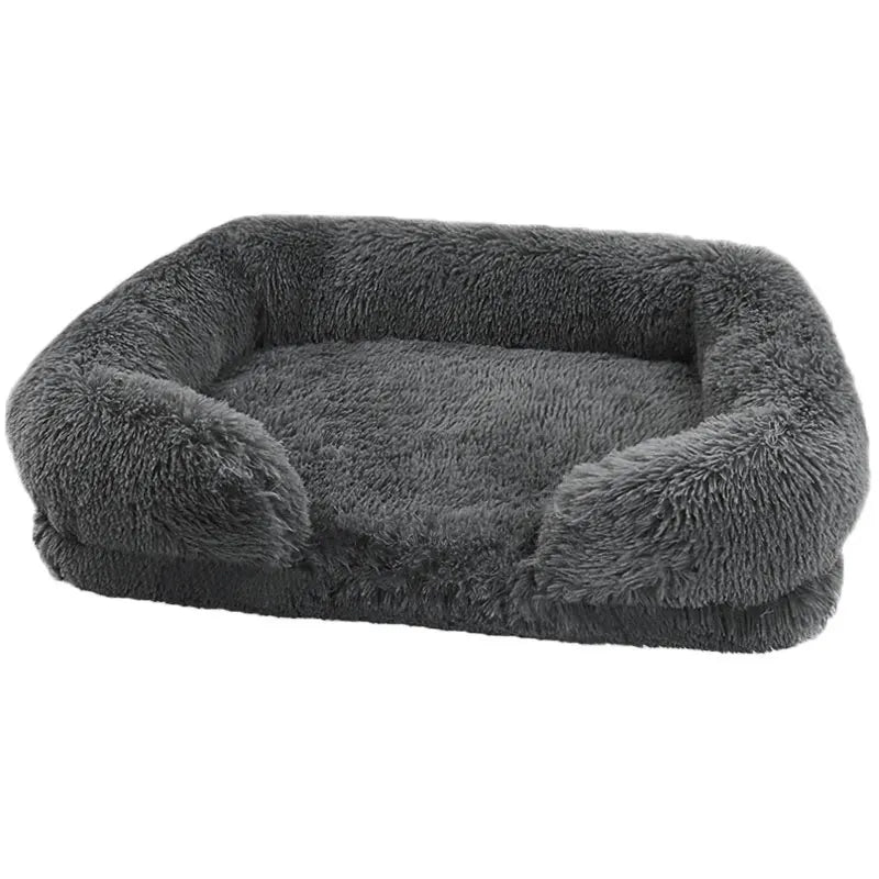 Thickened Orthopedic Dog Bed for Large Dogs - Egg Sponge, Easy to Remove and Wash Plush Cover, Durable Pet Furniture