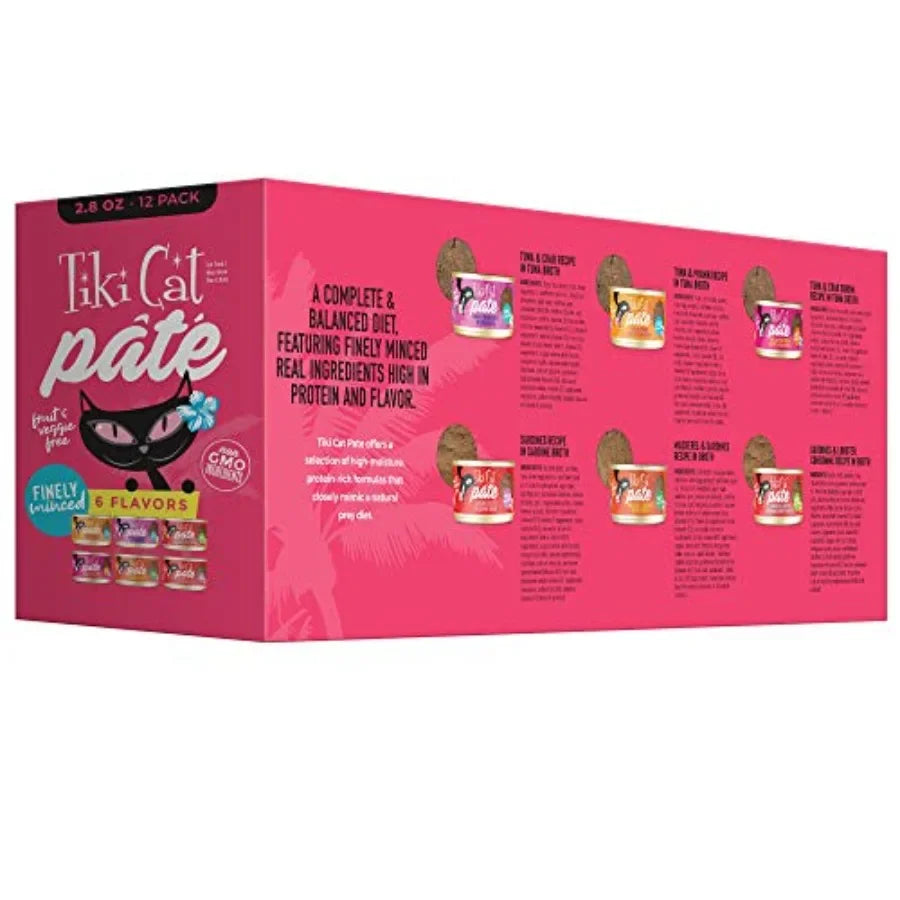 Grill Pâté Wet Cat Food, Variety Pack, 2.8 oz. Cans 12 Count