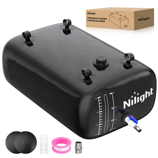 RV Tanks Car Travel 330L Water Storage Bladder RV Potable Water Bladder Tank Camping Hand Wash Holding Tank For Camper Boat