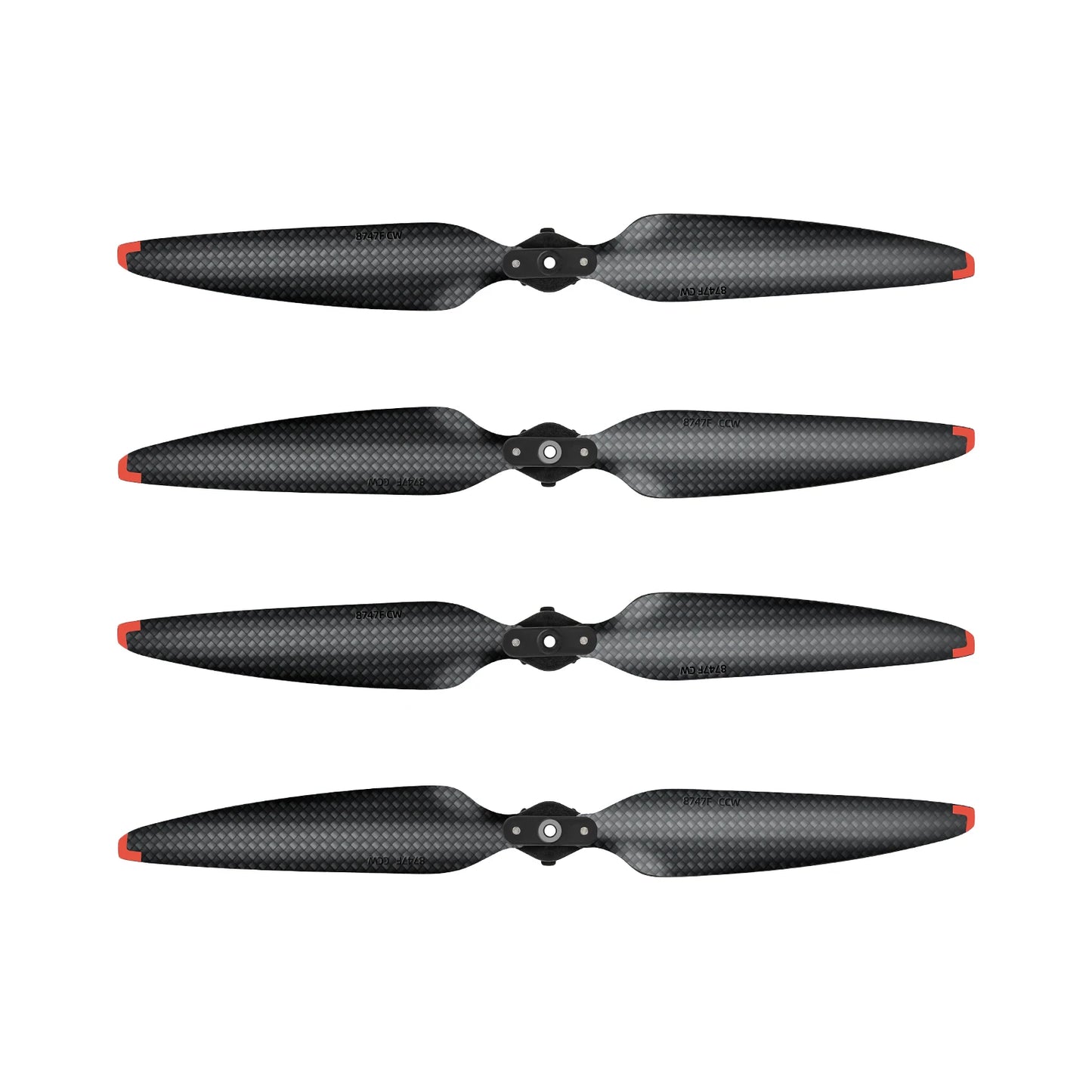 2 Pairs Durable 8747F Low Noise Carbon Fiber Propeller Replacement Parts Fittings For DJI AIR 3 Winds Drone Accessories