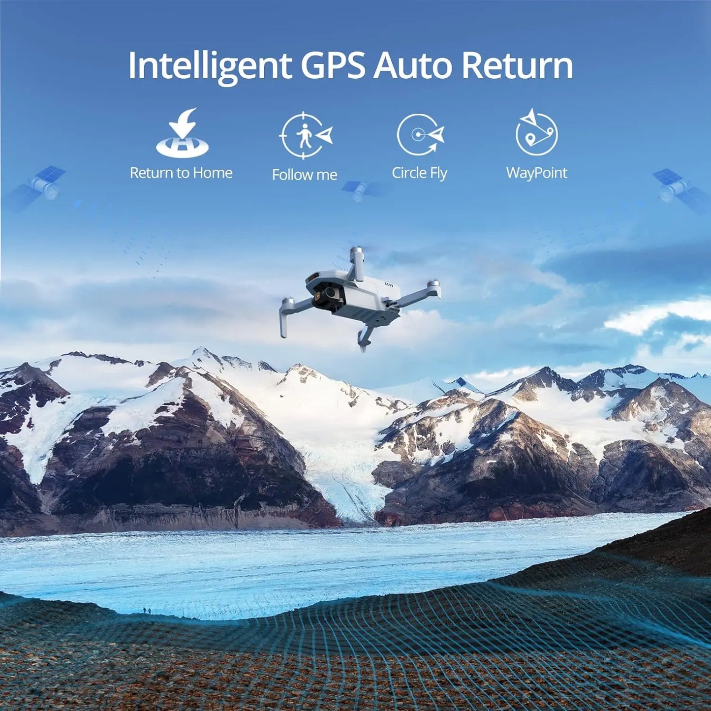 C0 Single Axis Gimbal 4K GPS Drones Professional Under 249g Max 4-KM for Adults and Beginners ATOM SE