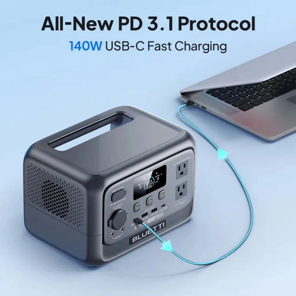 【Renew] Elite 30 V2 Portable Power Station 288Wh 600W Peak Large Capacity Solar Generator For Outdoor Camping Home Emerge