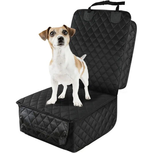 Front Seat Car Cover, Full Protection Dog Car Seat Cover with Side Flaps, Nonslip Scratchproof Seat Cover for Cars, Trucks, SUVs
