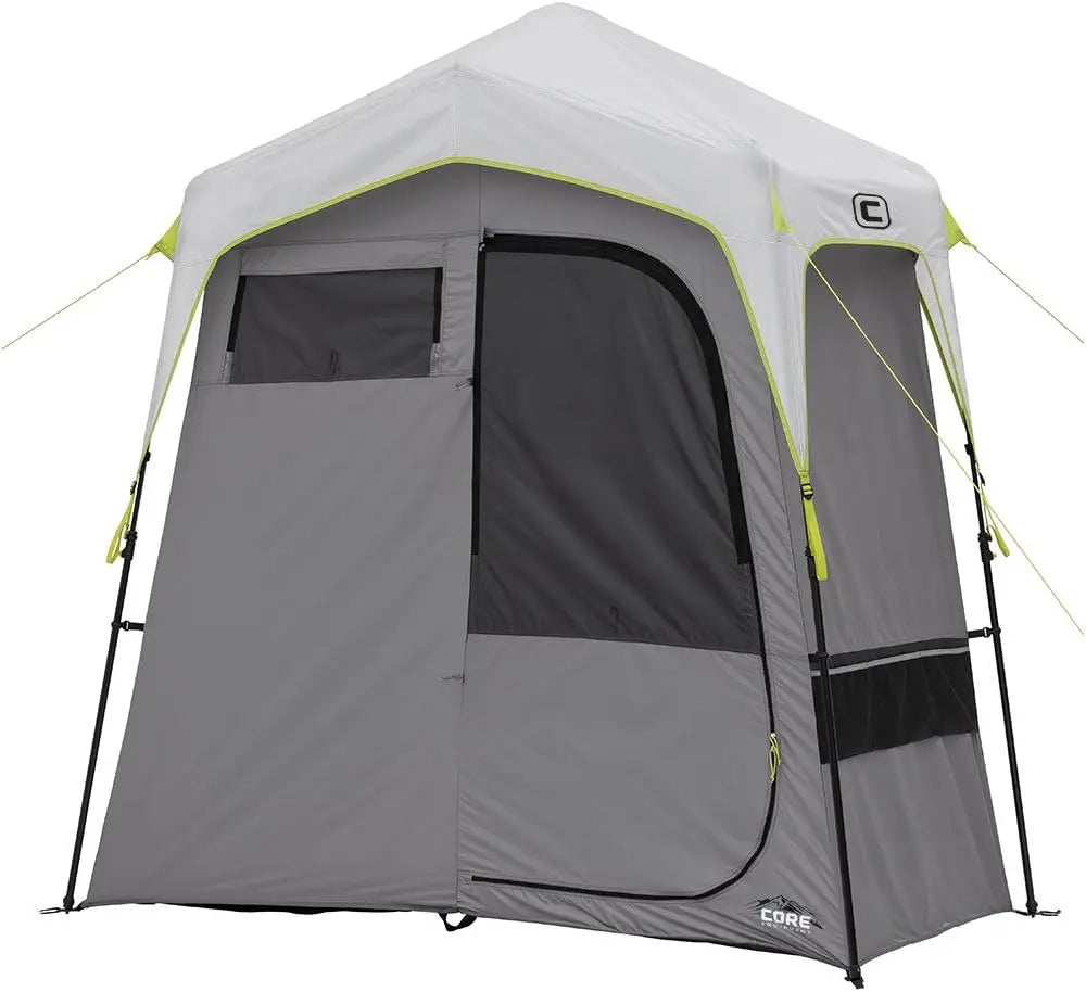 Instant Pop Up Shower Tent with Changing Room for Camping