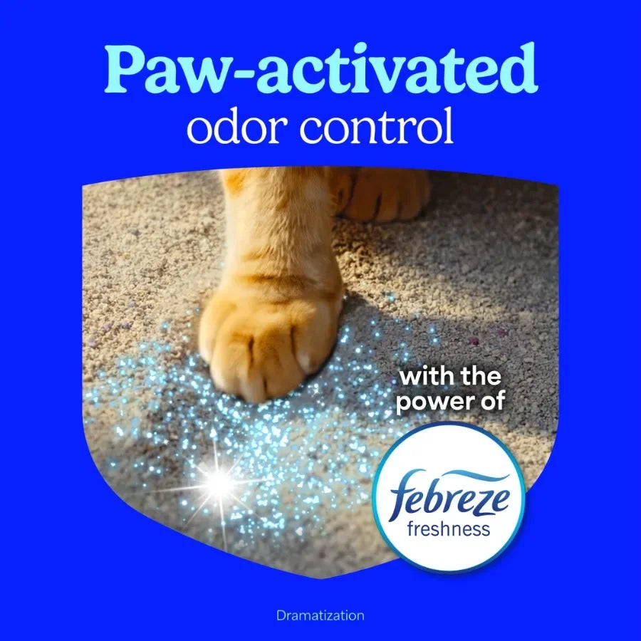 Non Clumping Cat Litter With Febreze Freshness, 35 lb. Bag