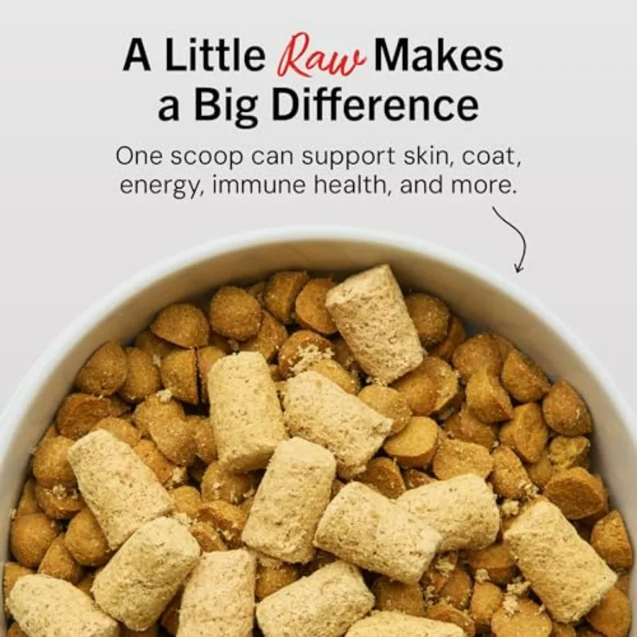 Freeze-Dried Raw Meal Mixers- Dog Food Topper and Mixer - Made with 95% Cage-Free, Organs and Bone - Perfect for Picky Eaters -