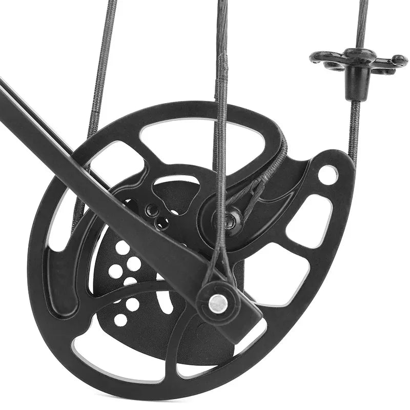 Compound Bow Complete Kit 20-70lbs Adjustable 320FPS 80% Let-Off RH for Hunting Target Shooting Practice Use