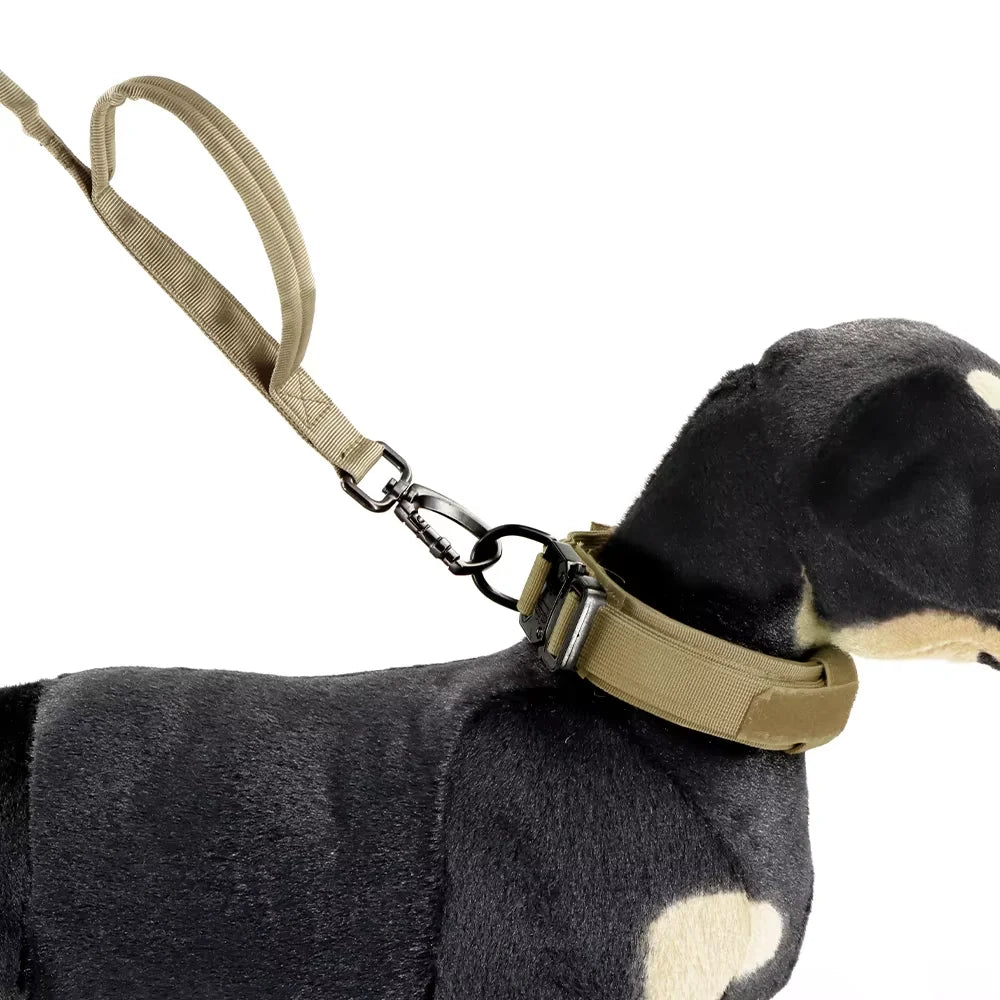 Military Adjustable Dog Leash Quick Release Elastic Rope With 2 Control Handles For Medium and Small Dogs Accessories