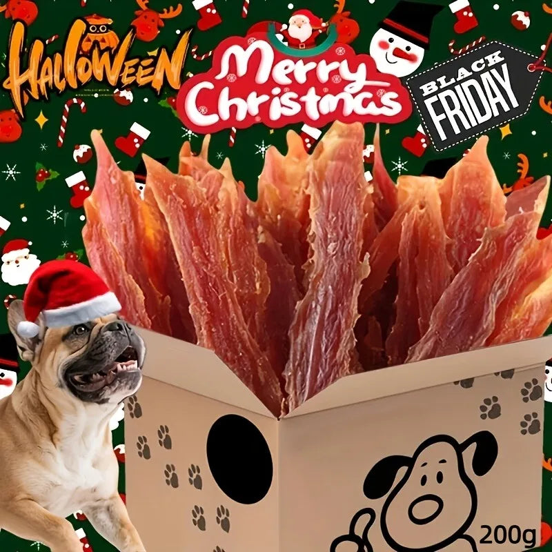 100G/200G/300G/600G Air-Jerky Chicken And Duck Breast Sticks for Dogs - Single Ingredient, Chicken And Duck Jerky Dog Chews - Grain Free, High Protein Snacks!