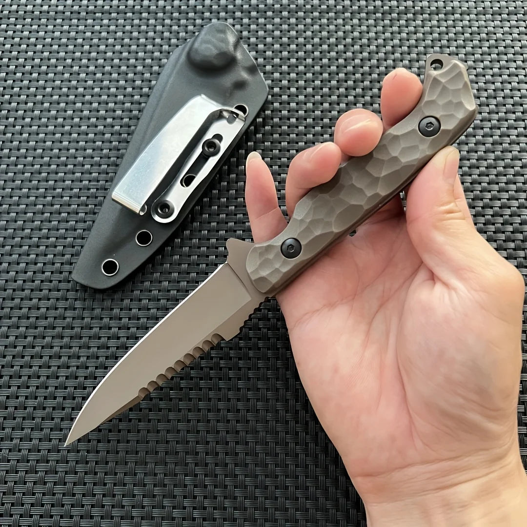 Premium Quality Fixed Blade Knife, Outdoor Fishing, Portable Mountain Climbing EDC Backpacking Essential Equipment Tool