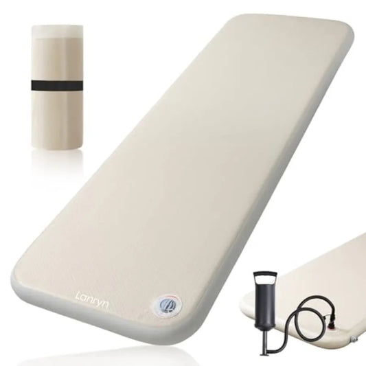 Camping Sleeping Pad Drop Stitch Camping Mattress with Air Pump High Support Inflatable Sleeping Pads for Camping, Hiking, Backpacking