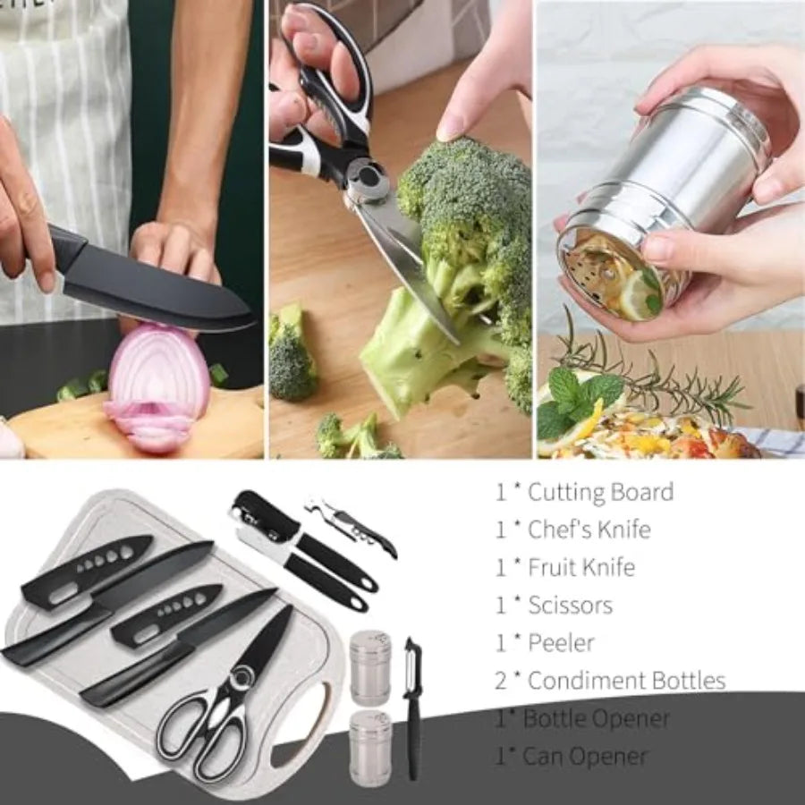 Silicone Camping Cooking Set Car Camping Essentials Cooking Kitchen Set, RV Camping Cookware Must Haves Gifts Camping Cooking Essentials