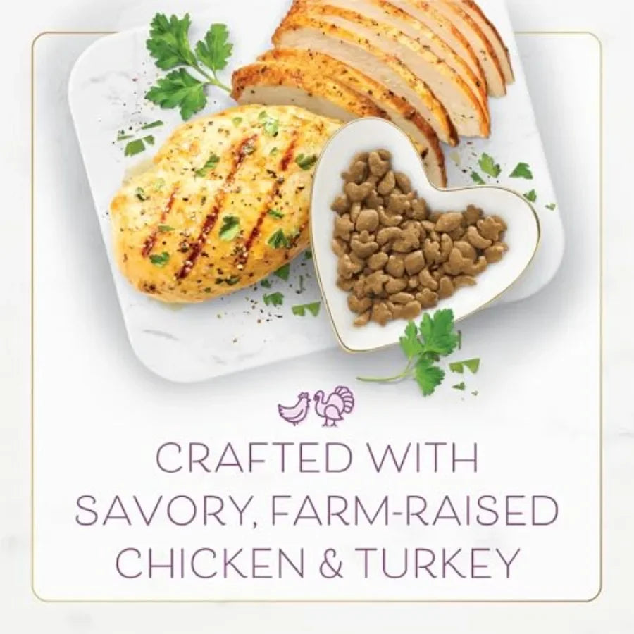 Dry Cat Food with Savory Farm-Raised Chicken and Turkey - 7 lb. Bag
