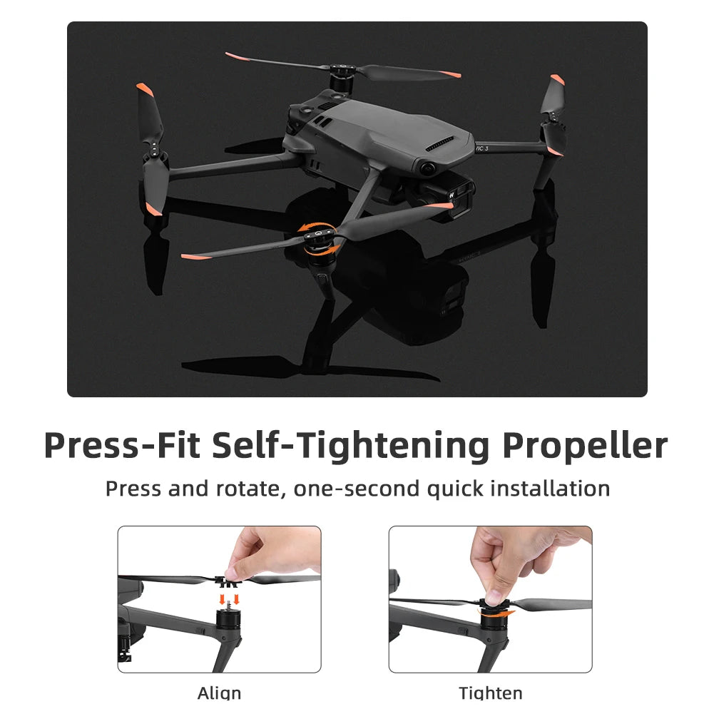 9453T Propeller Quick Release Foldable Props For DJI Mavic 3 Pro/Mavic 3/Mavic 3 Drone Props Quick Release Spare Parts TPU Blade