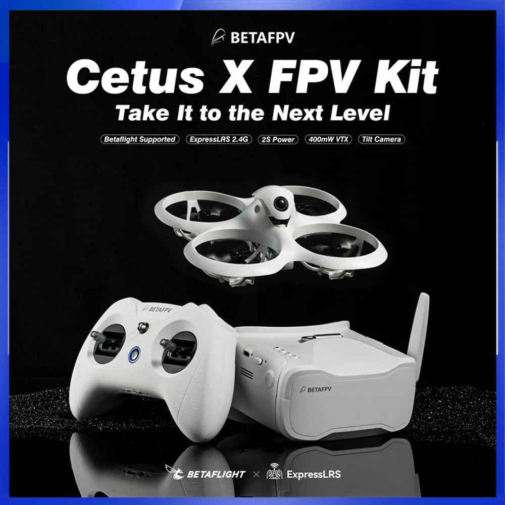 Cetus X FPV Kit Brushless FPV Quadcopter ELRS 2.4G / Frsky FC Indoor Racing Airplane