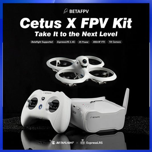 Cetus X FPV Kit Brushless FPV Quadcopter ELRS 2.4G / Frsky FC Indoor Racing Airplane