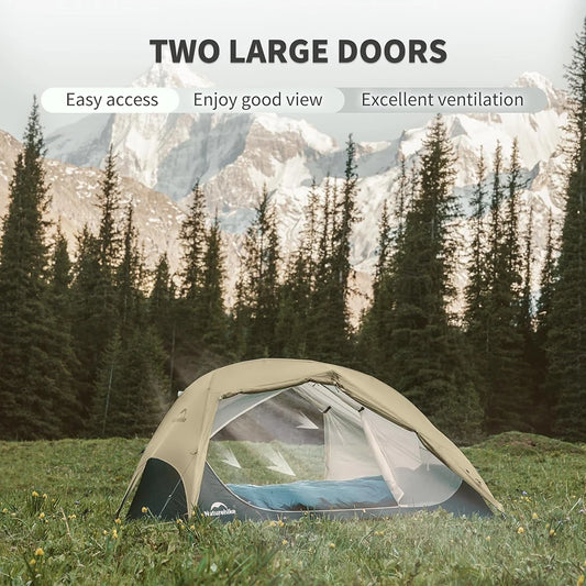 Star River UL Camping Tent 2 People Tent 15D Nylon Ultralight Hiking Double Layer Backpacking Travel Tent 3 Seasons