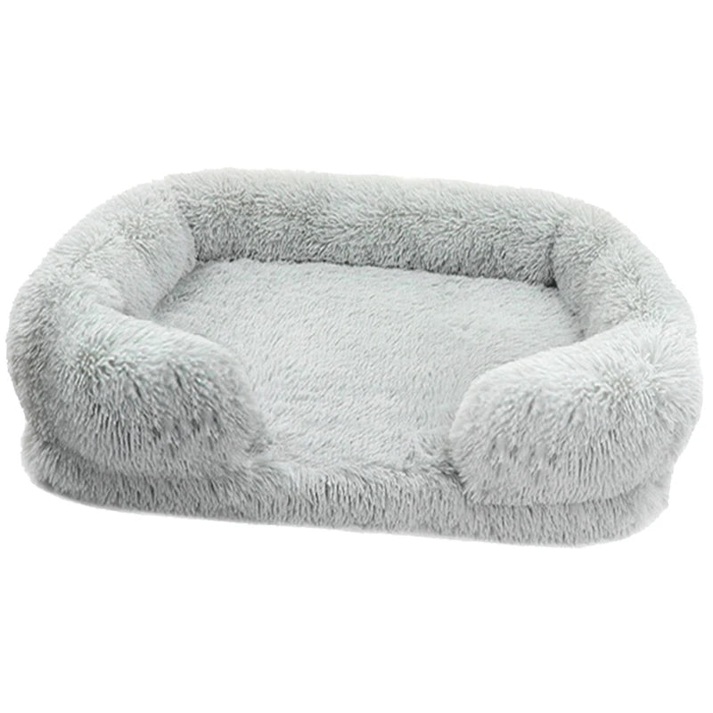 Thickened Orthopedic Dog Bed for Large Dogs - Egg Sponge, Easy to Remove and Wash Plush Cover, Durable Pet Furniture