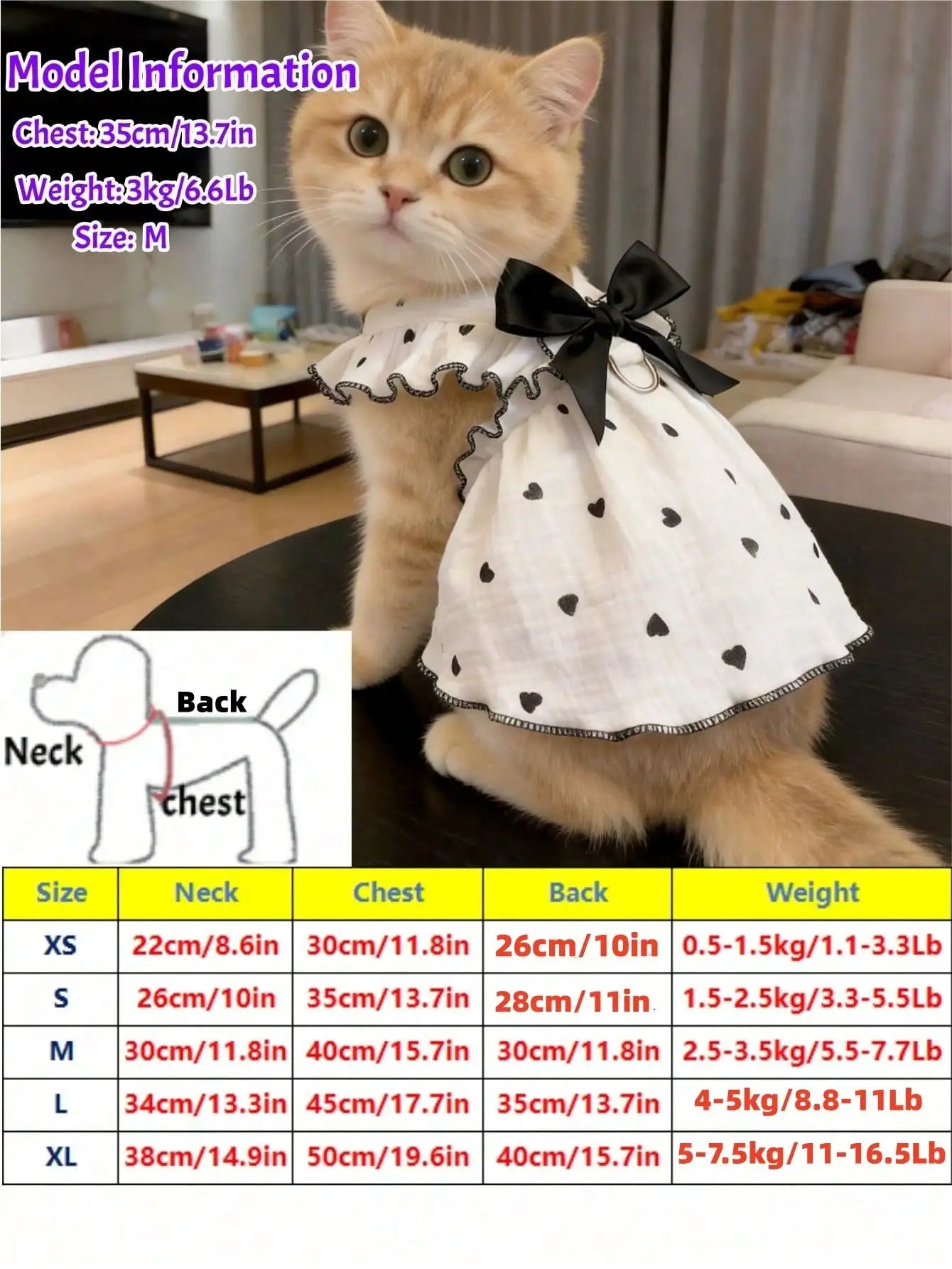 Pet Dresses And Supplies For Spring And Summer, Suitable For Dogs And Cats Like Teddy, Bichon Frise, And Pomeranian. Features Include Cute Love-Themed Dog Outfits.