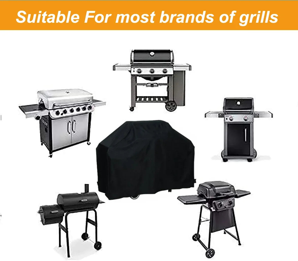 Rain Water Proof Dust Protective Anti Outdoor Garden Barbecus BBQ Round Grill Grills Cover For Gas Charcoal Electric D40