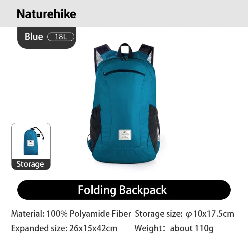 Outdoor Backpack Lightweight 18L for Travel Trekking Running Mountaineering Backpack Durable Hiking Daypack