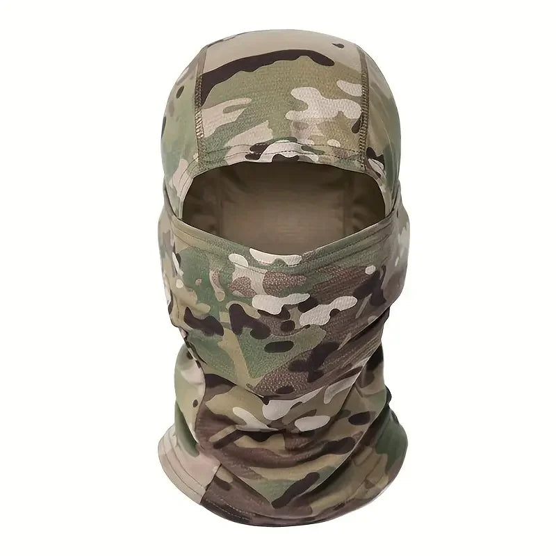 Camouflage Balaclava Hat Cycling Full Face Mask Outdoor Sports Hunting Hiking Ski Mask Motorcycle Helmet Inner Cap