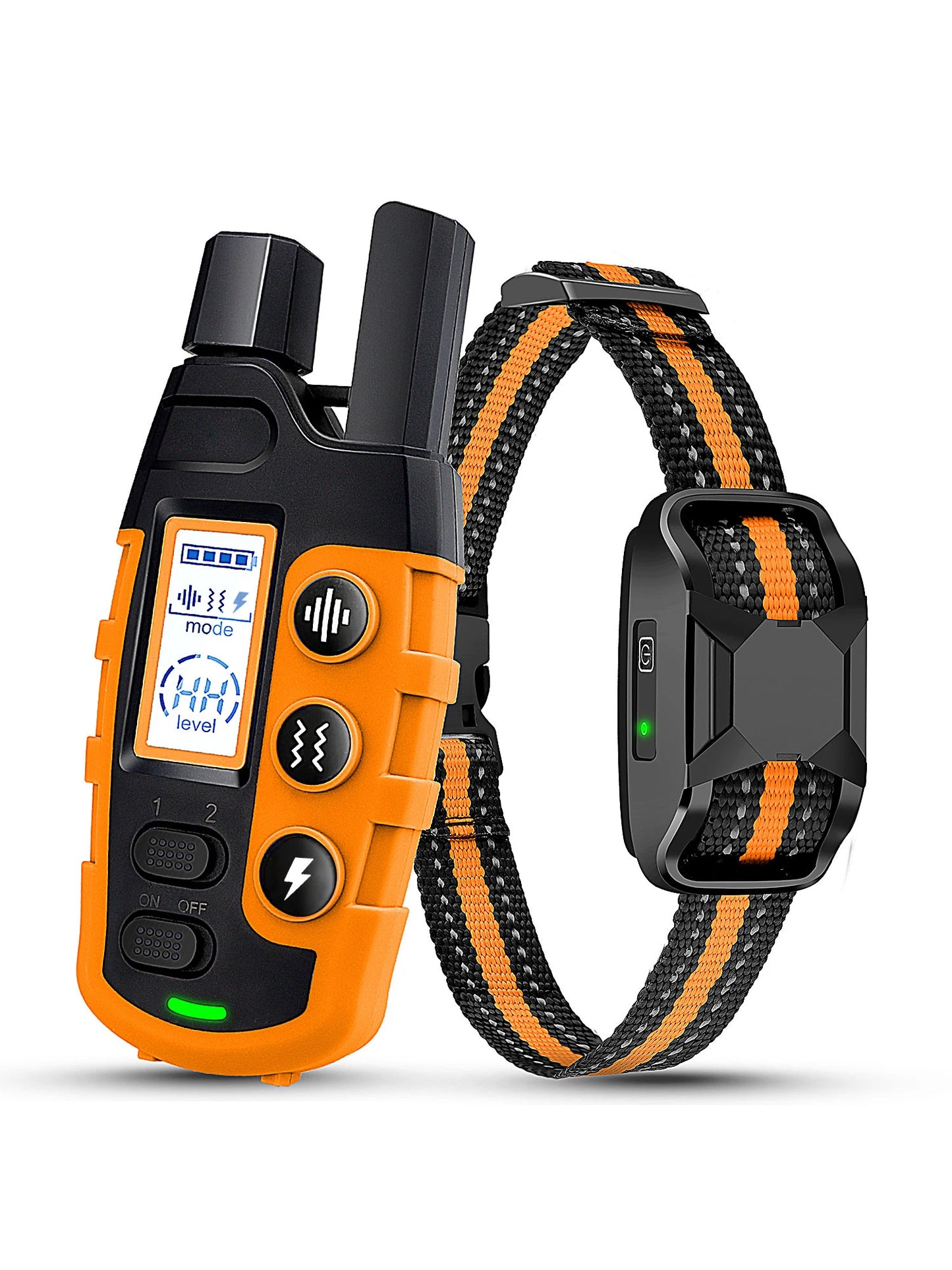 3300Ft Electric Dog Training Collar Remote Control Waterproof Pet BehaviorFor 5-120lbs Puppy With Shock Vibration Beep