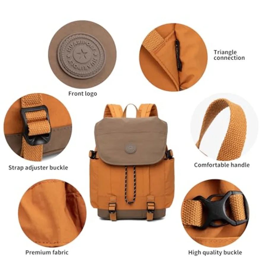 Outdoor Backpack Lightweight Waterproof Leisure Day Bag Multi-Functional Travel Bag Pulling Rope Bag