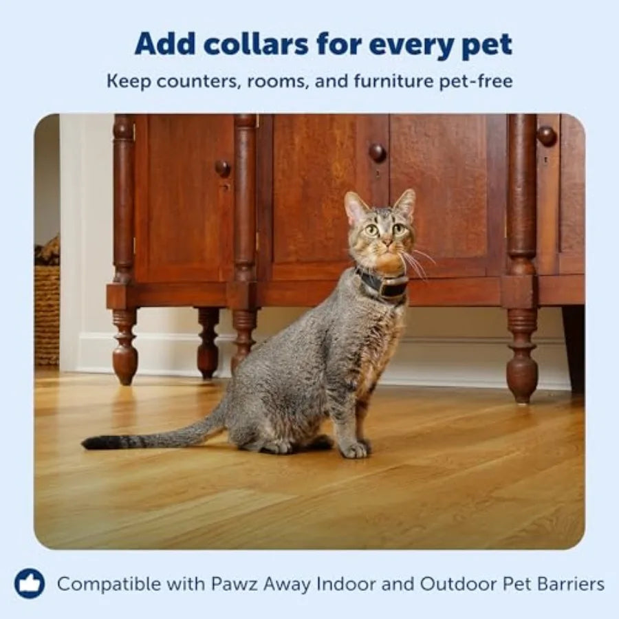 Away Indoor/Outdoor Extra Receiver Collar for Cats and Dogs for Wireless Pet Barrier System
