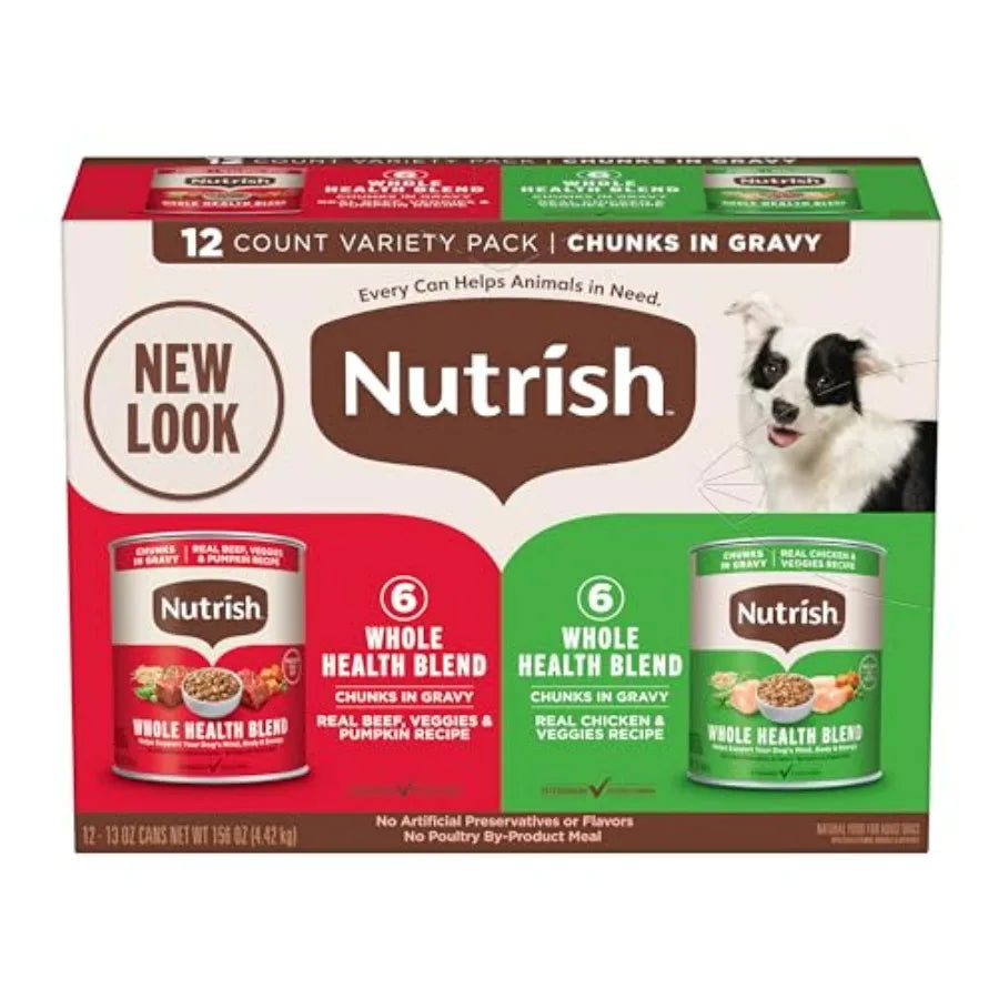 Whole Health Blend Wet Dog Food. Can, 12 Count