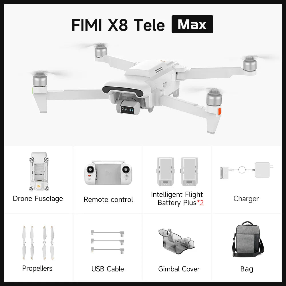 X8 TELE MAX Drone 4K Professional HDR 48MP 3-Axis Gimbal Camera Drone Professional GPS 20KM RC Quadcopter 2025