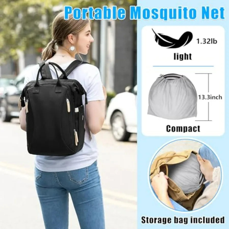 Extra Large Pop Up Mosquito Tent, Portable Foldable Mosquito Net for Bed Camping Travel Patio 78" * 41" * 31"