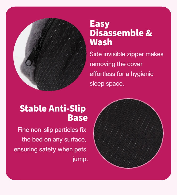 Dual-Use Extra Large Pet Bed 71x43x10in Foldable Cozy Cuddler Pet Mat for Owners And Pets to Rest Together
