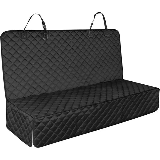 Car Seat Cover or Back Seat, Waterproof Pet Bench Seat Cover for Dogs, Nonslip Rear Seat Protector for Cars, Trucks, SUVs