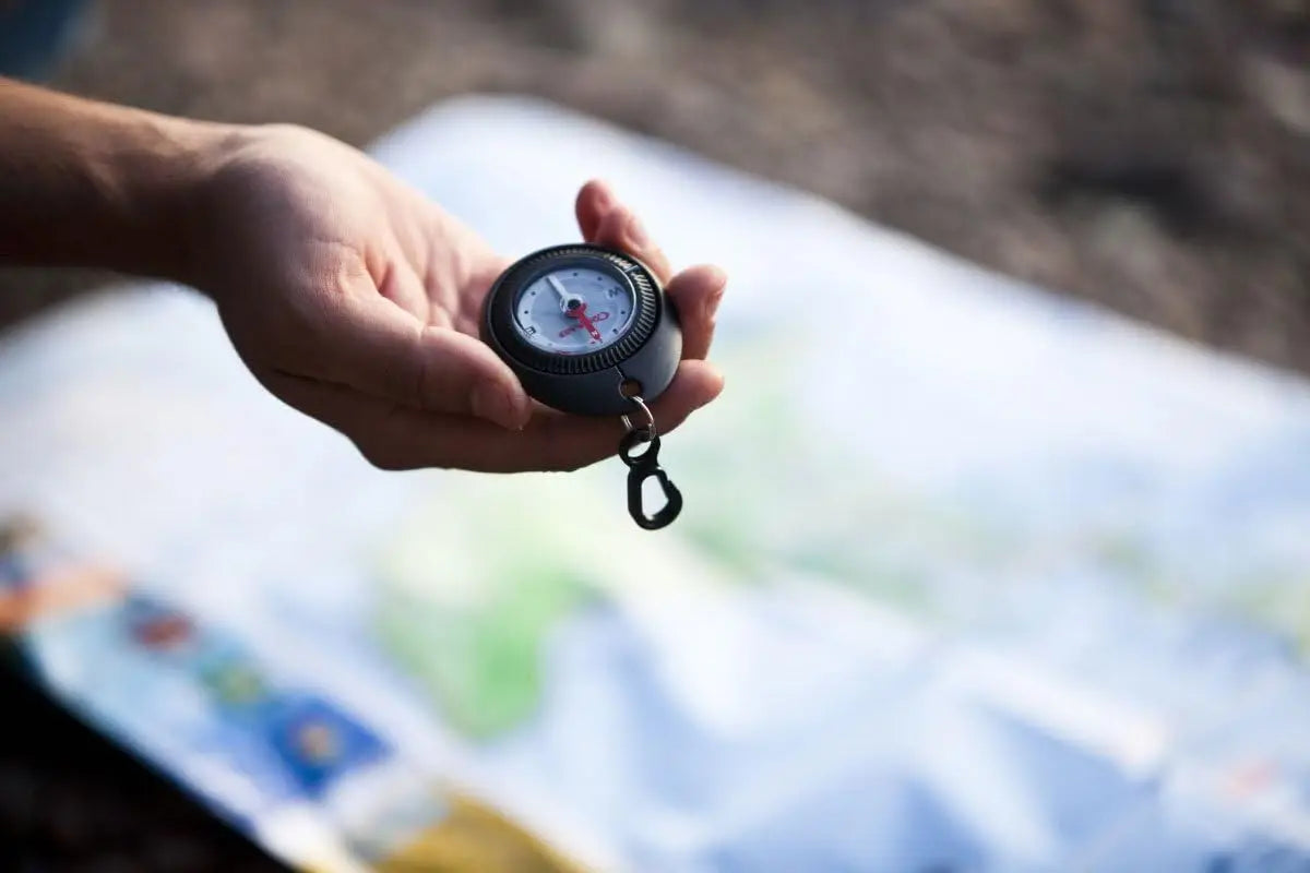 Lightweight Trail Compass for Hiking, Backpacking & Camping – Durable Outdoor Navigation Gear
