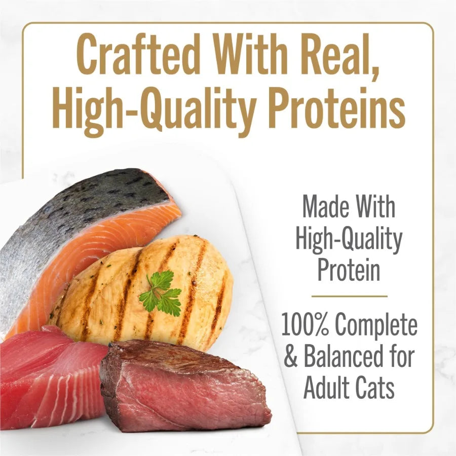 Savory Centers Wet Cat Food Pate Variety Pack With Chicken, Salmon, Beef, and Tuna Pate with Gravy Center, 3 oz Cans