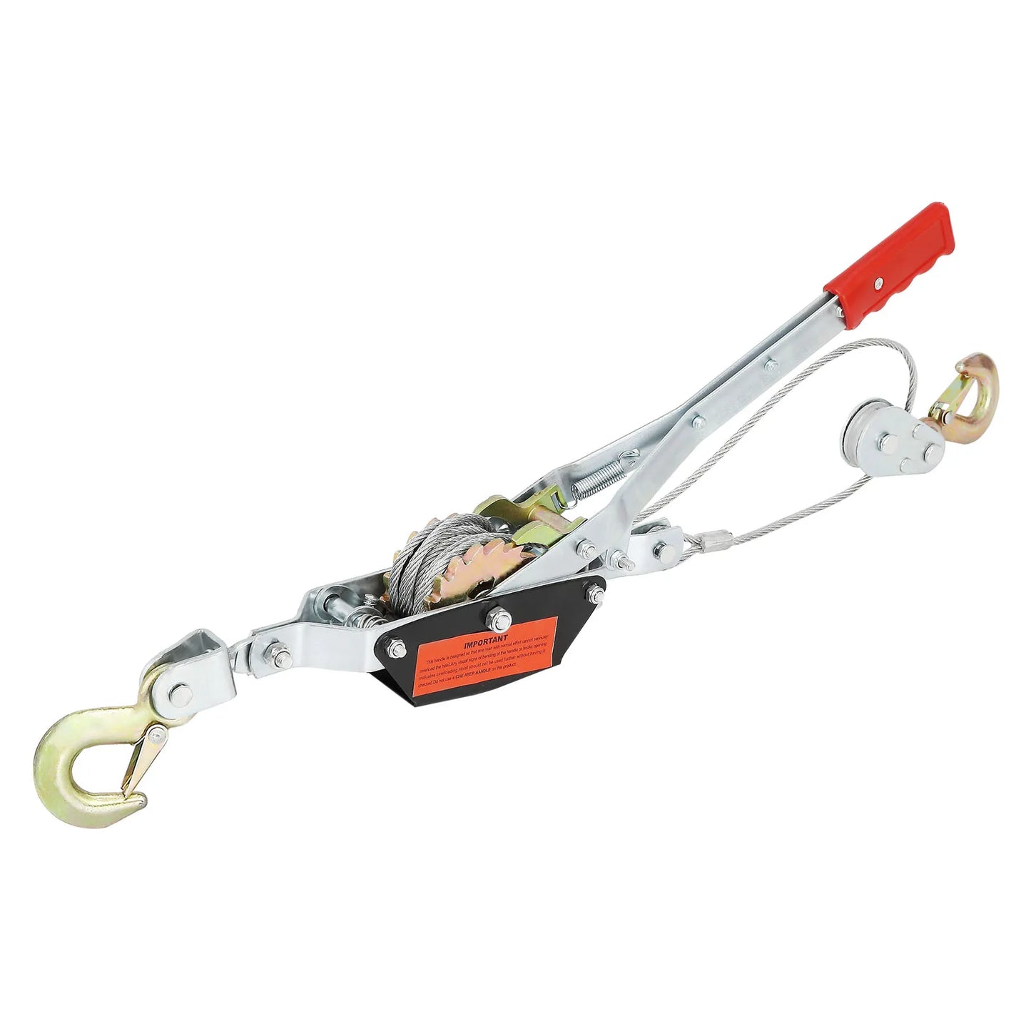 Come Along Winch 2/4/5 Ton Pulling Capacity Heavy Duty Ratchet Automotive Hoist Power Cable Puller for Vehicle Rescue