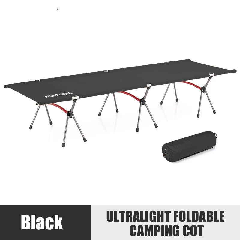 Marching Bed, Portable Folding Bed, Ultra-Light Aluminum Alloy Sleeping Bed, Outdoor Camping, and Travel