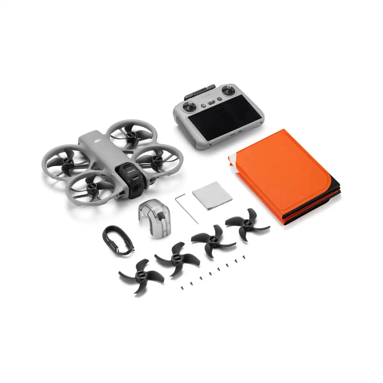 Avata 360 (RC 2) 360° Drone With 1-Inch 8K 360° Imaging for FPV & Aerial Filming, 360° Camera Drone With Propeller Guard. Includes RC 2 With a Built-In Screen for Precise Control
