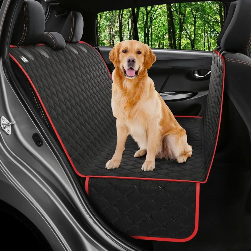 Dog Car Seat Cover Back Seat Waterproof Hammock Car SUV Truck Non-Slip Backseat Cover Dogs Heavy-Duty Dog Hammock Style Seat Pro