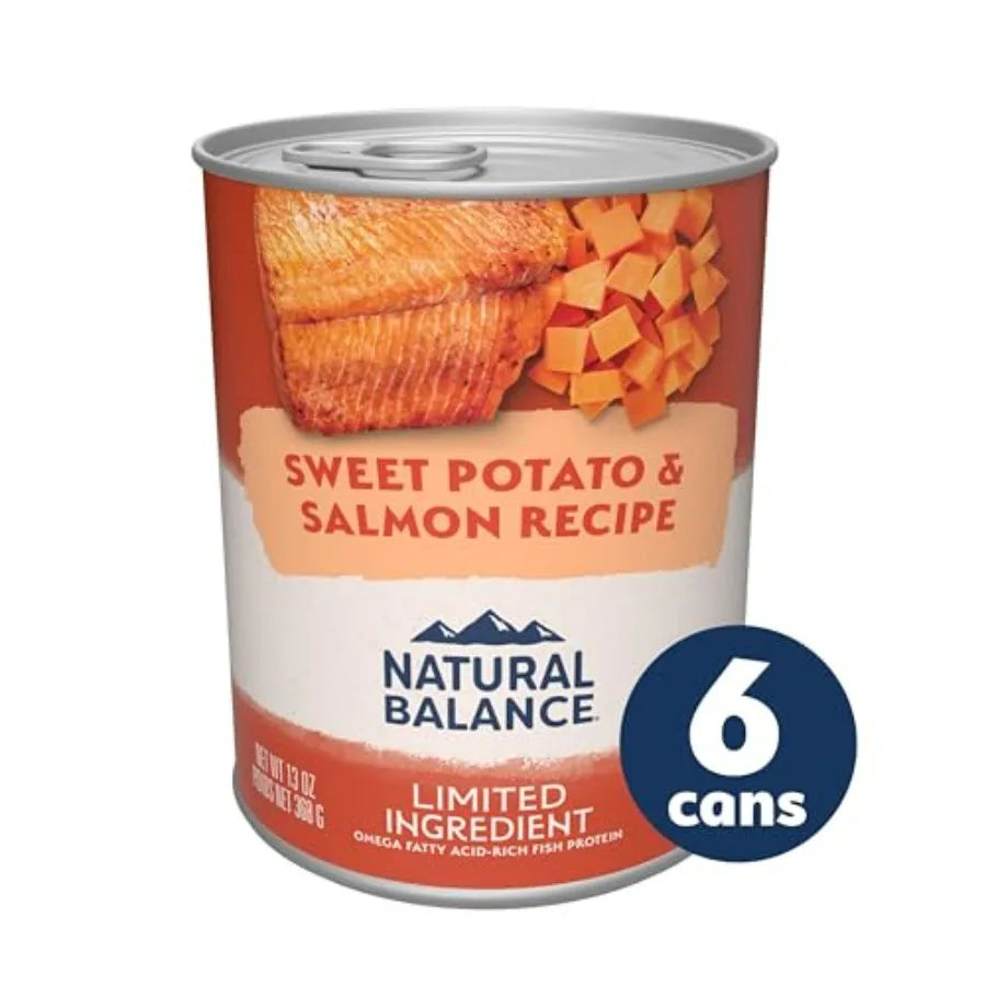 Limited Ingredient Grain-Free Wet Canned Dog Food - Rich Animal Protein Source - Balanced Nutrition - Soy-Free,
