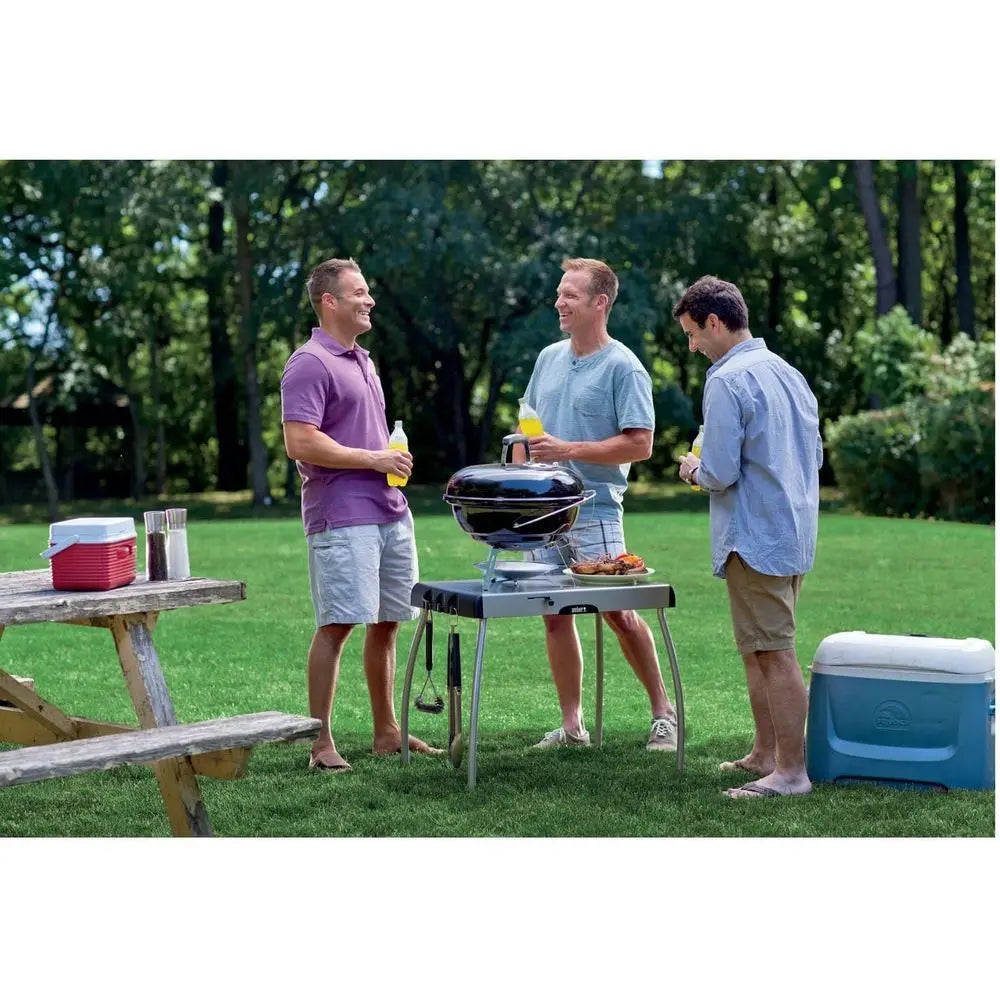 Jumbo Joe Charcoal Grill, 18‑Inch, Black – Lightweight Portable Kettle BBQ Grill with Tuck‑N‑Carry® Lid Lock for Camping, Tailgate