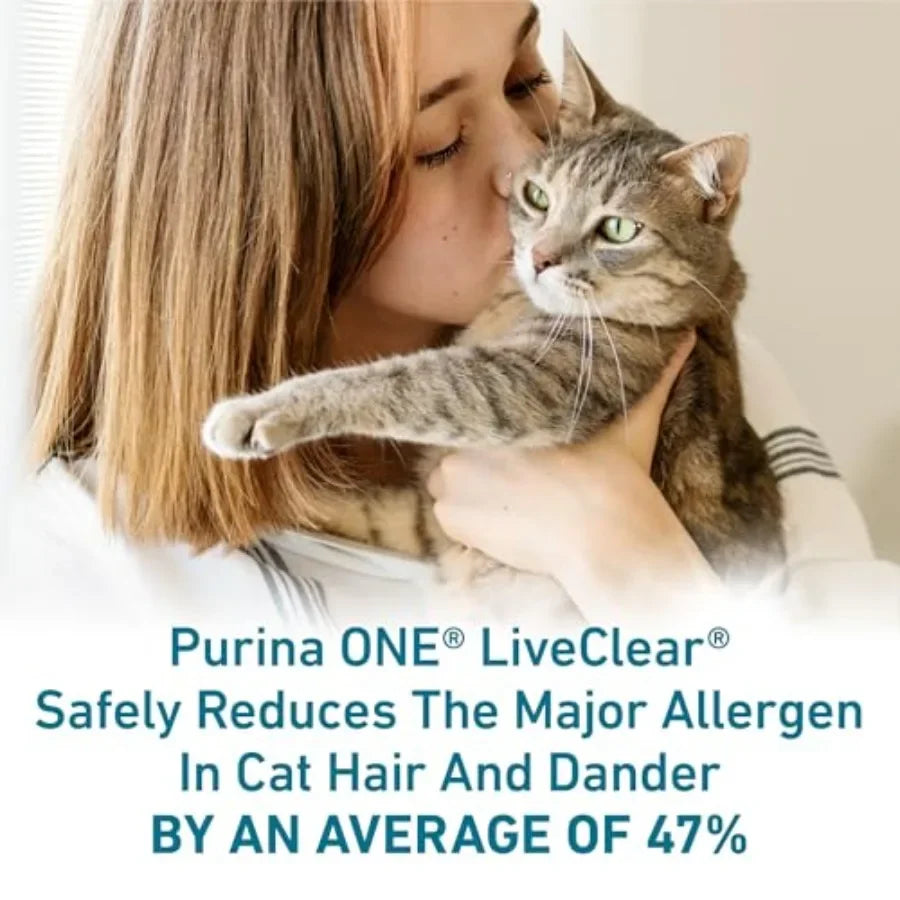 LiveClear Allergen-Reducing Cat Food Dry Formula with Real Chicken As The Number One Ingredient - 6.3 lb. Bag