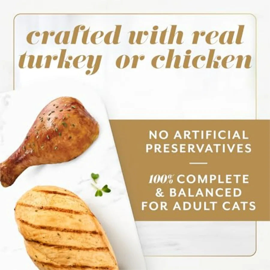 Gems Pate Mousse with Turkey and with Chicken Wet Cat Food Variety Pack - 4 oz. Pack of 16