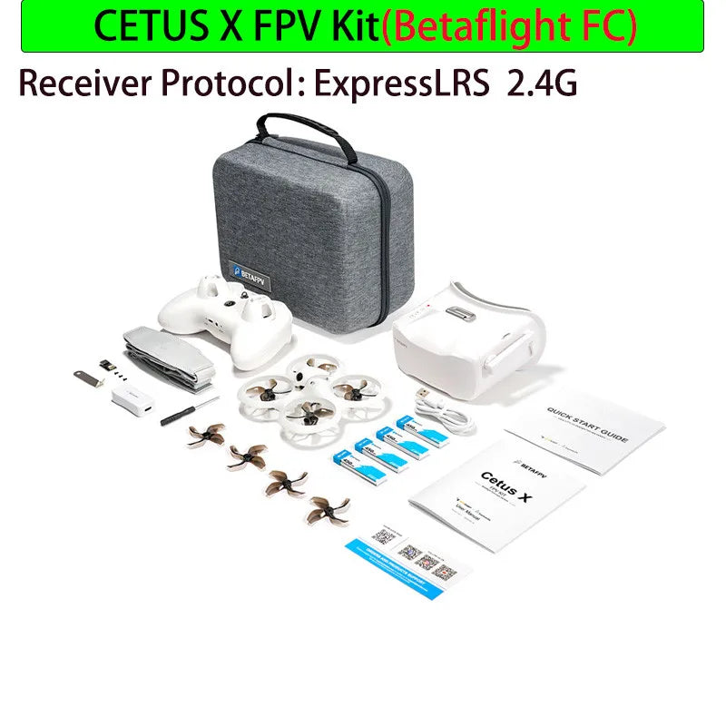 Cetus X FPV Kit Brushless FPV Quadcopter ELRS 2.4G / Frsky FC Indoor Racing Airplane